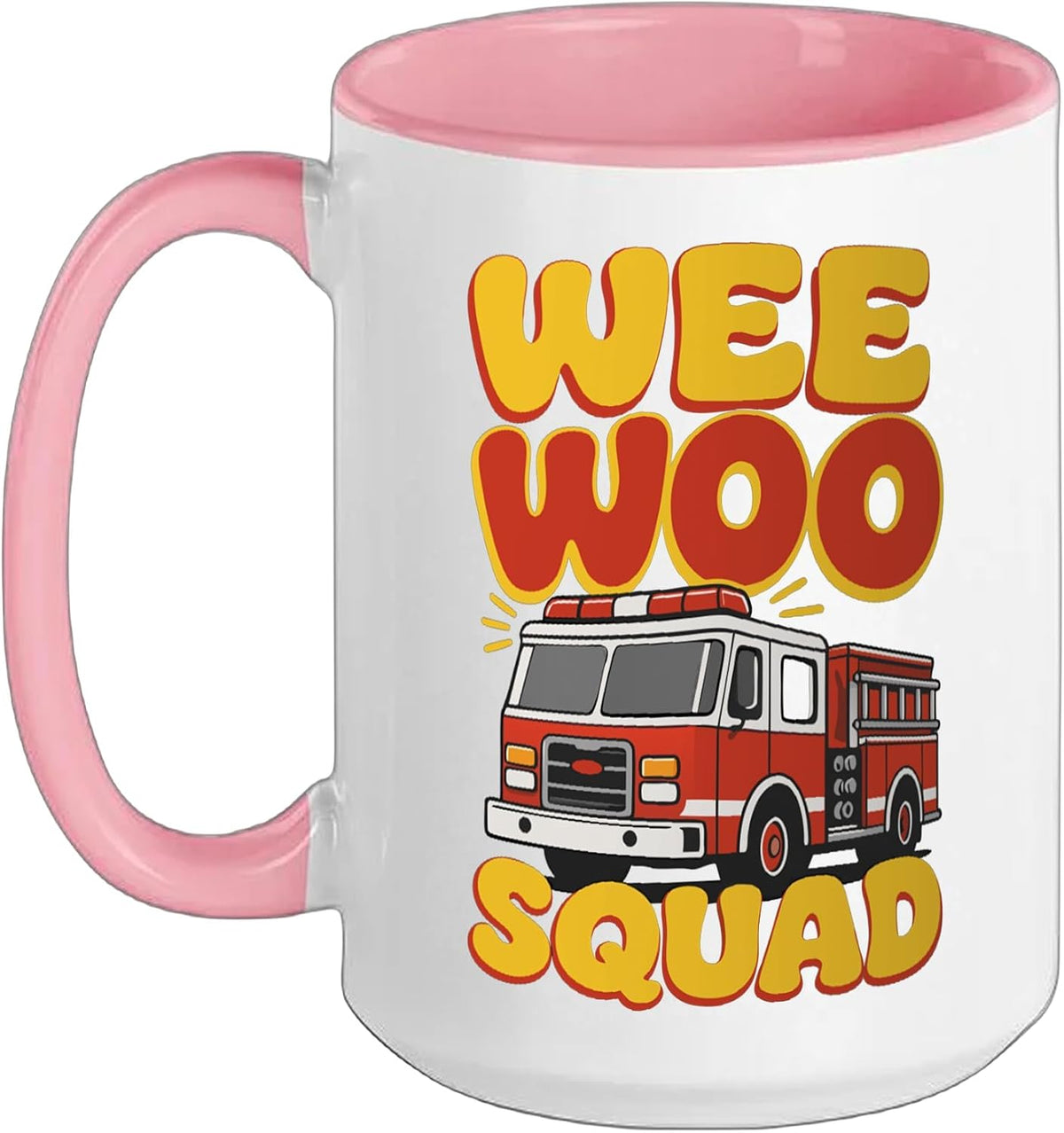 Firefighter Firetruck Department Fireman Ceramic Mug