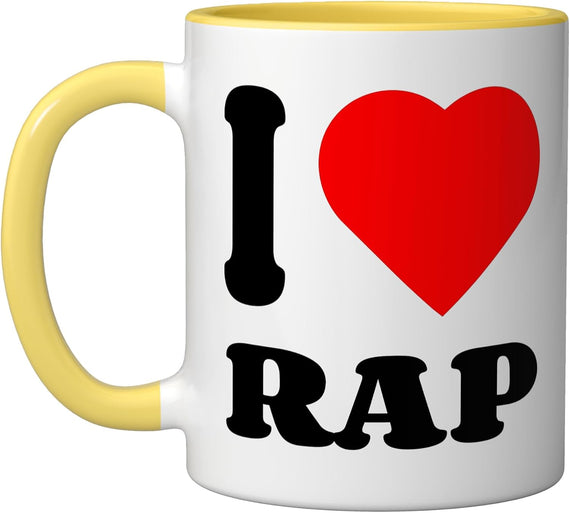 I Love Rap Stuff For Rap Music Lover, Rap Ceramic Mug