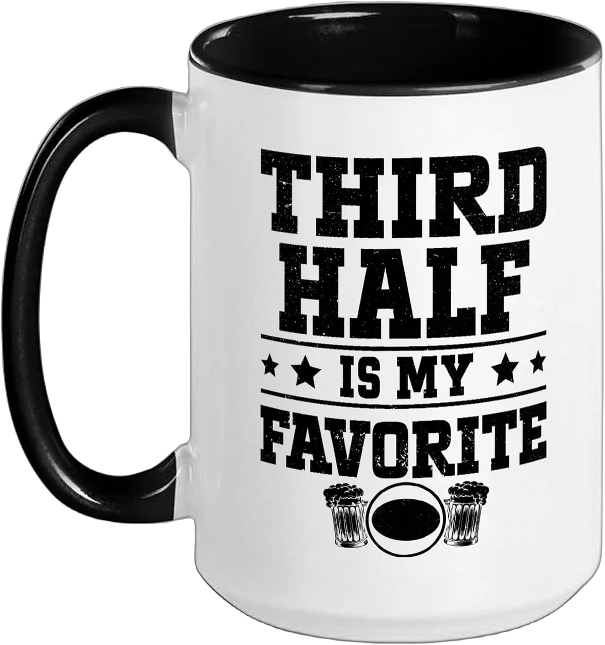Game Day Rugby Team Third Half Is My Favorite Ceramic Mug