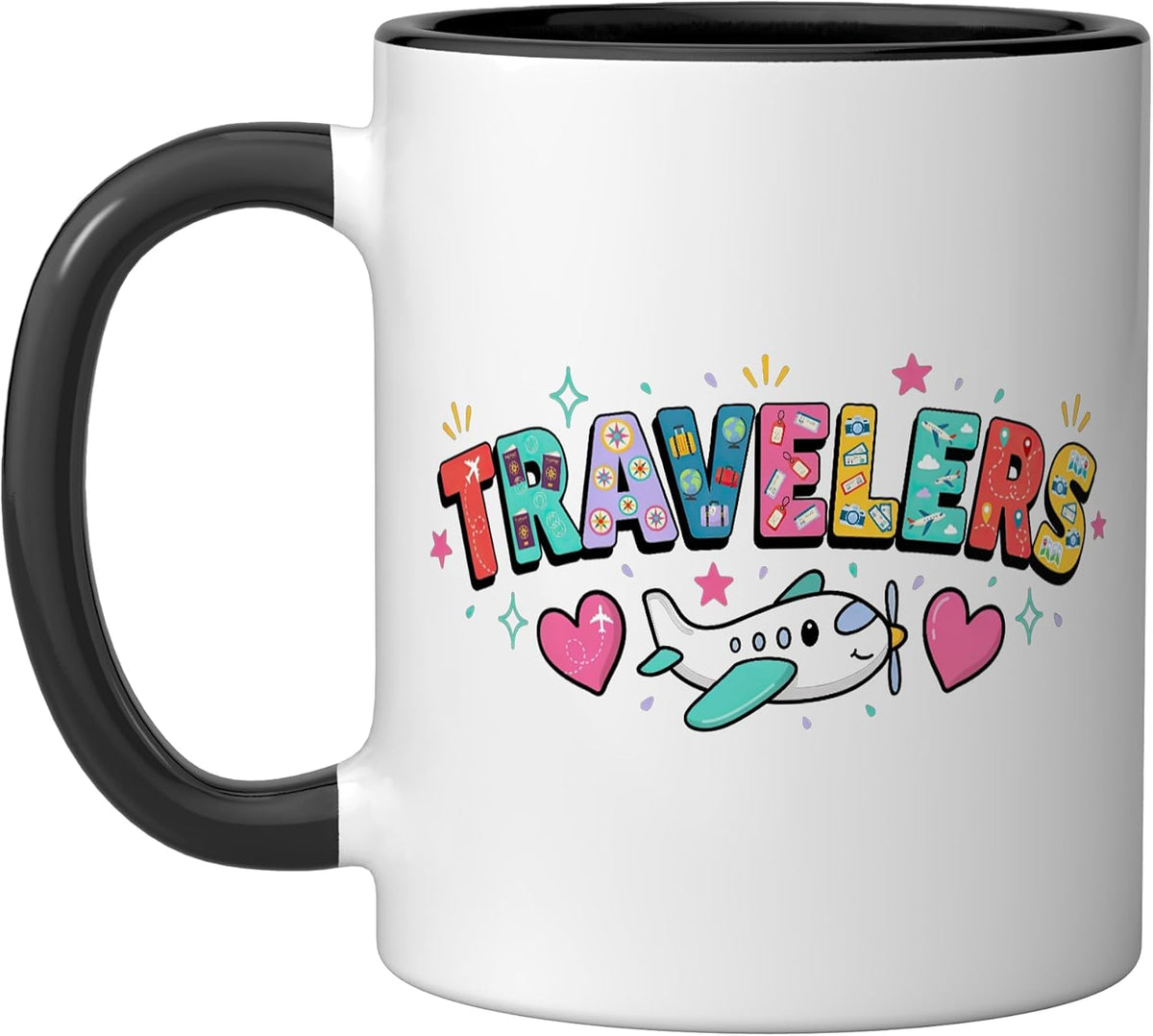 Traveling Tourism Touring Globetrotting Voyaging Wandering Ceramic Mug