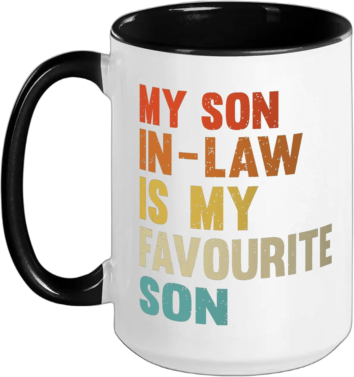 My Son In Law Is My Favourite Son Funny Family Retro Ceramic Mug