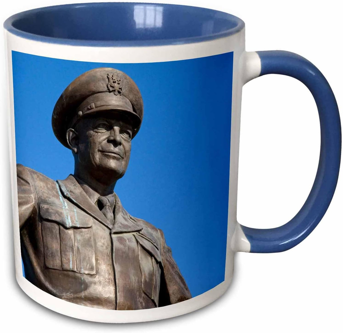 Statue, Eisenhower Presidential Center Ceramic Mug