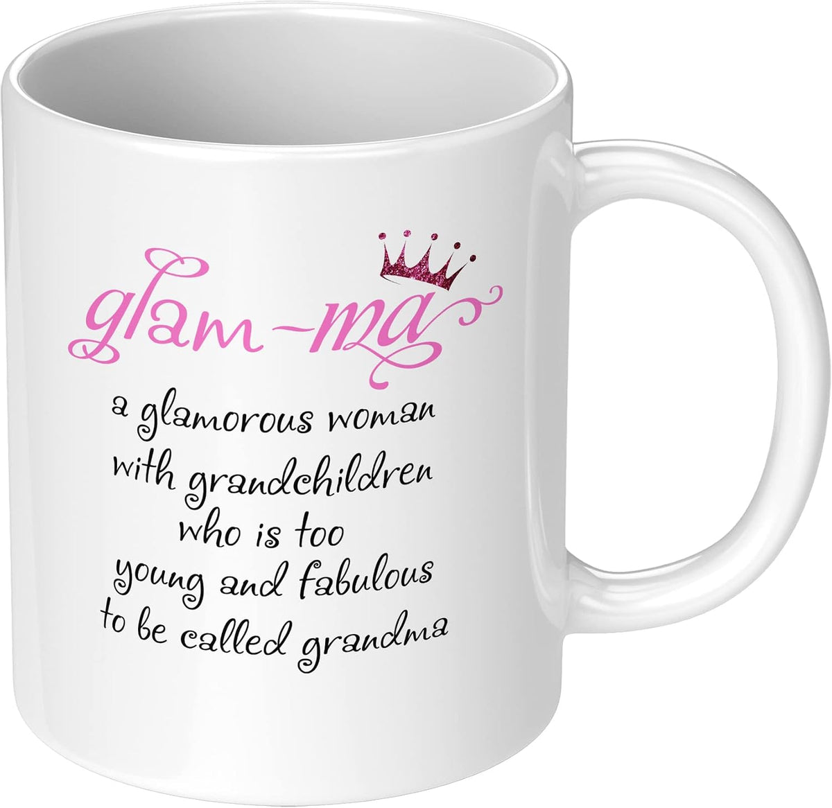 Glam-Ma Definition Funny Birthday Ceramic Mug