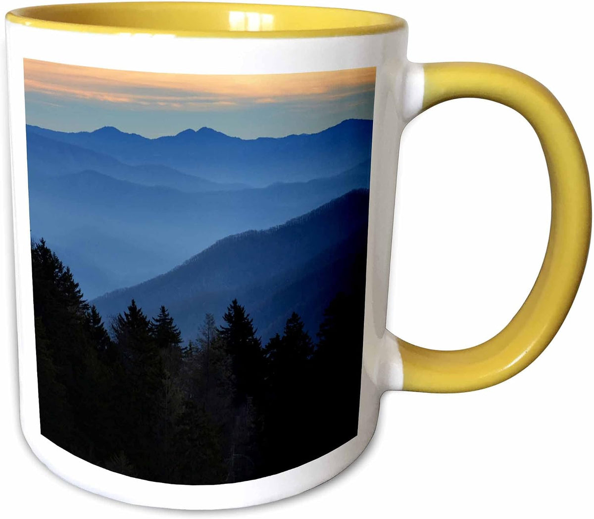 Mountain Scene From On Top Ceramic Mug