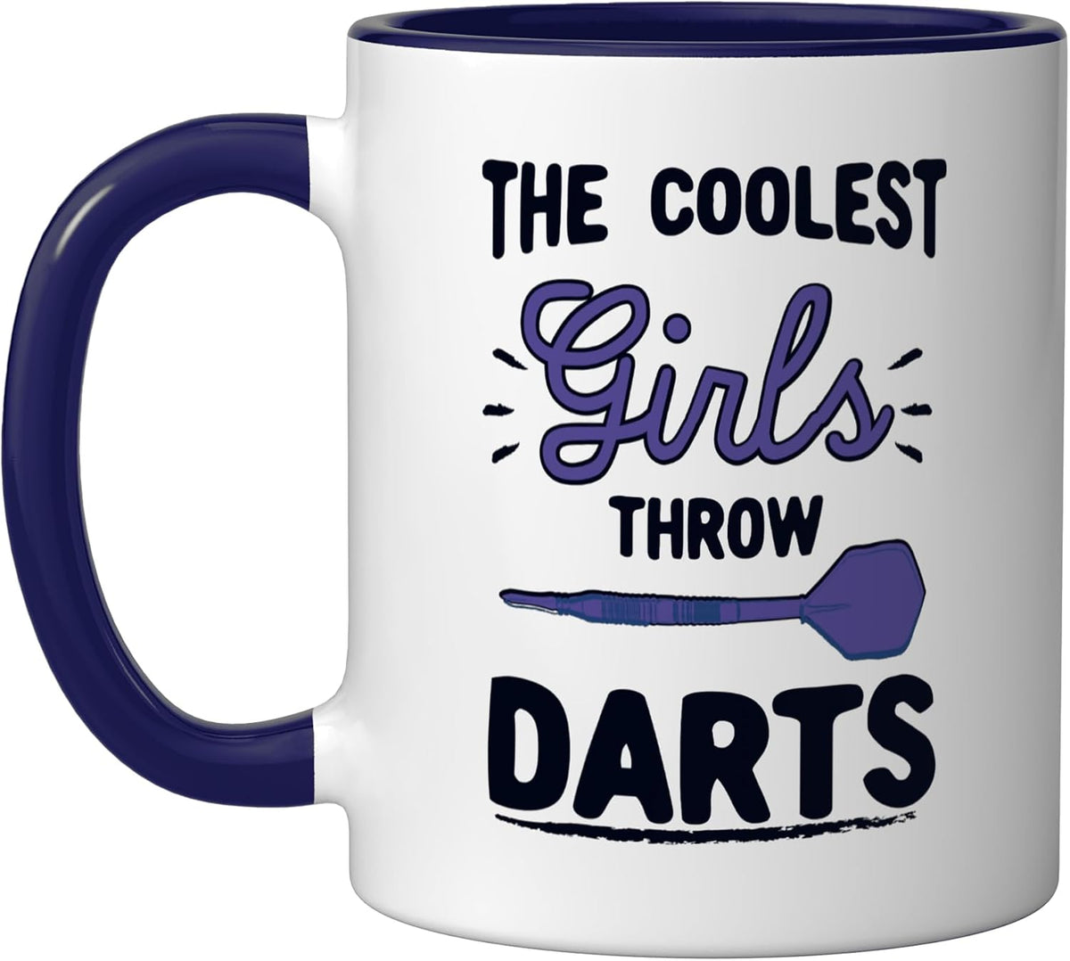 Darts Lover Design For Dartboard Player - Girls Throw Ceramic Mug