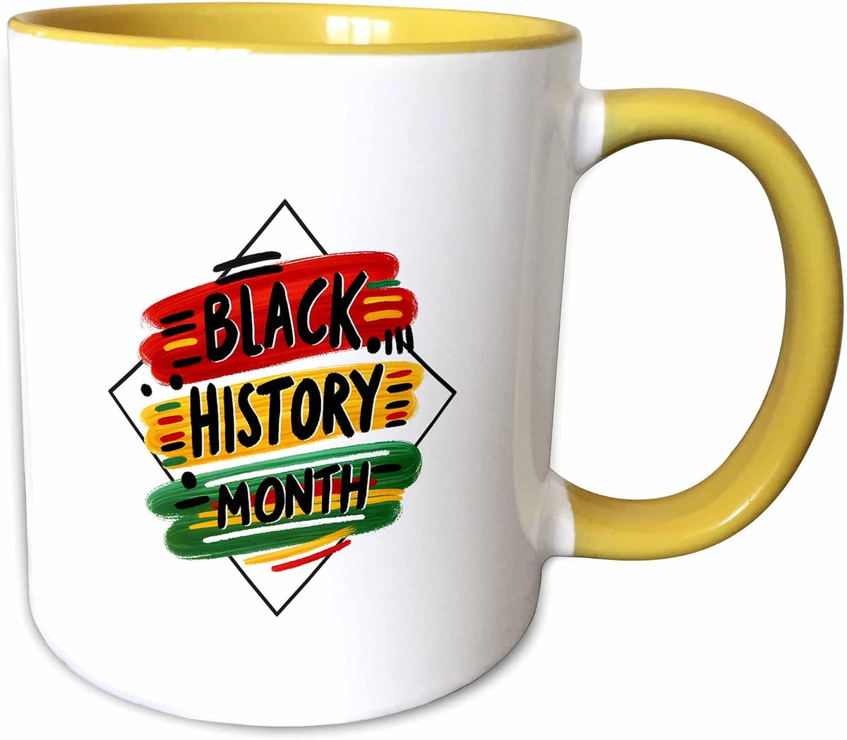 Black History Month Text, Stylish Ceramic Mug