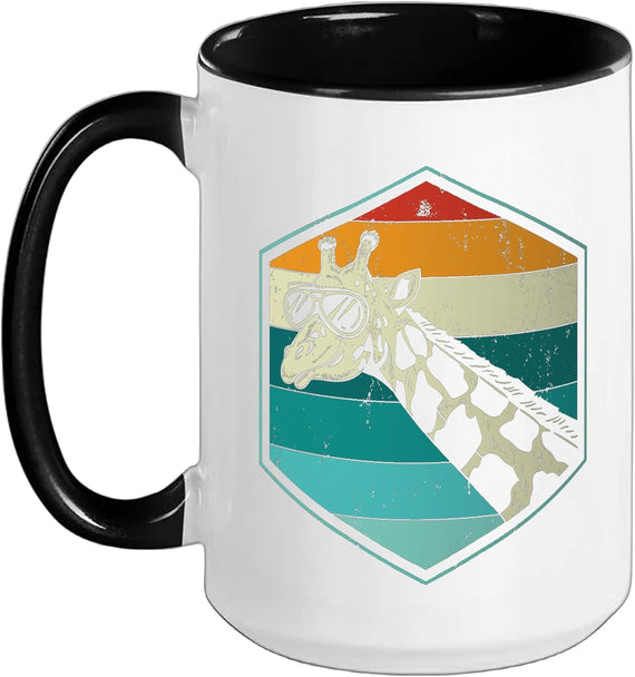 Giraffe Vintage Giraffe Lover Ceramic Mug