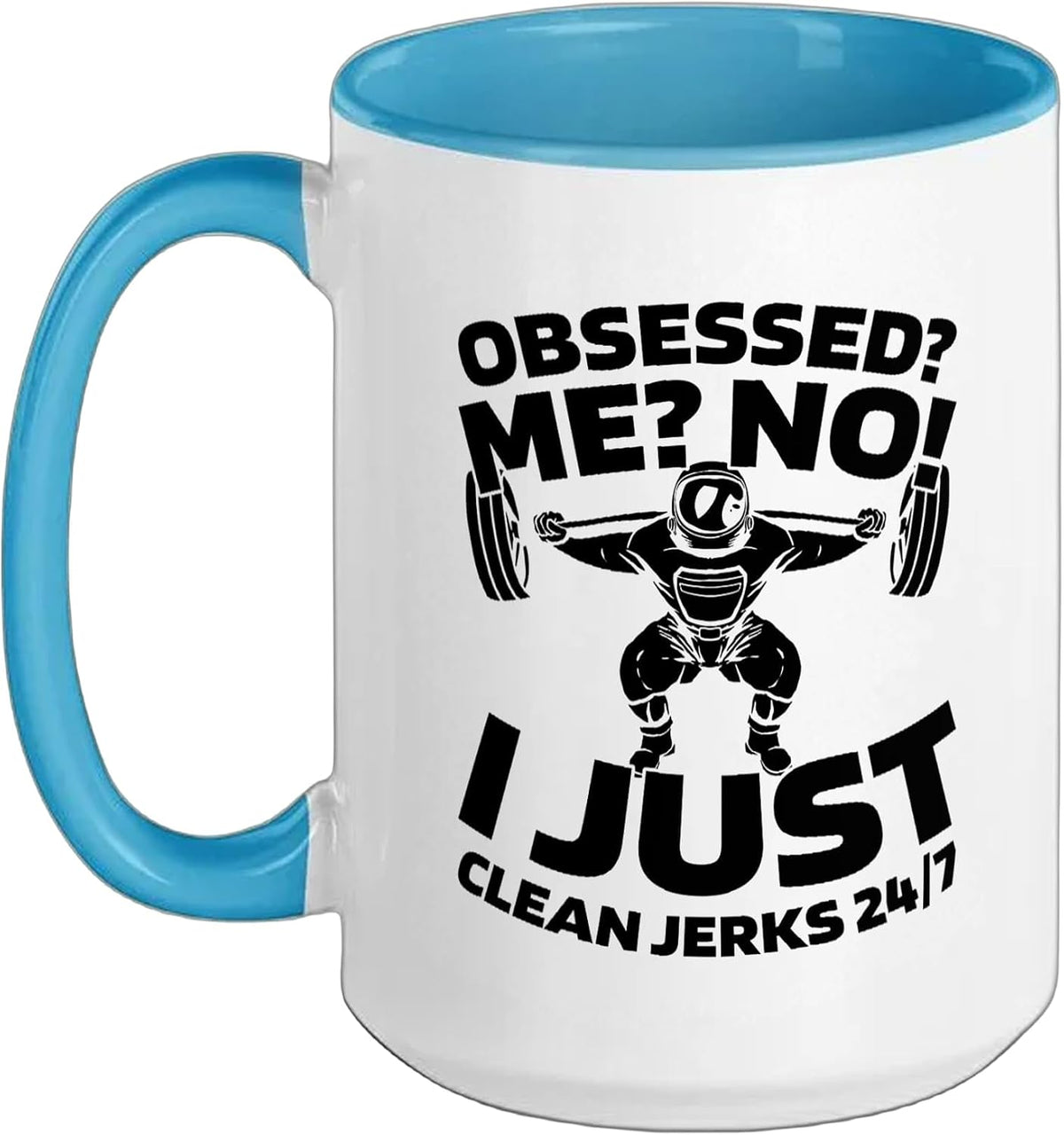 Weightlifting - Weights Lifting Bar Weightlifter Ceramic Mug