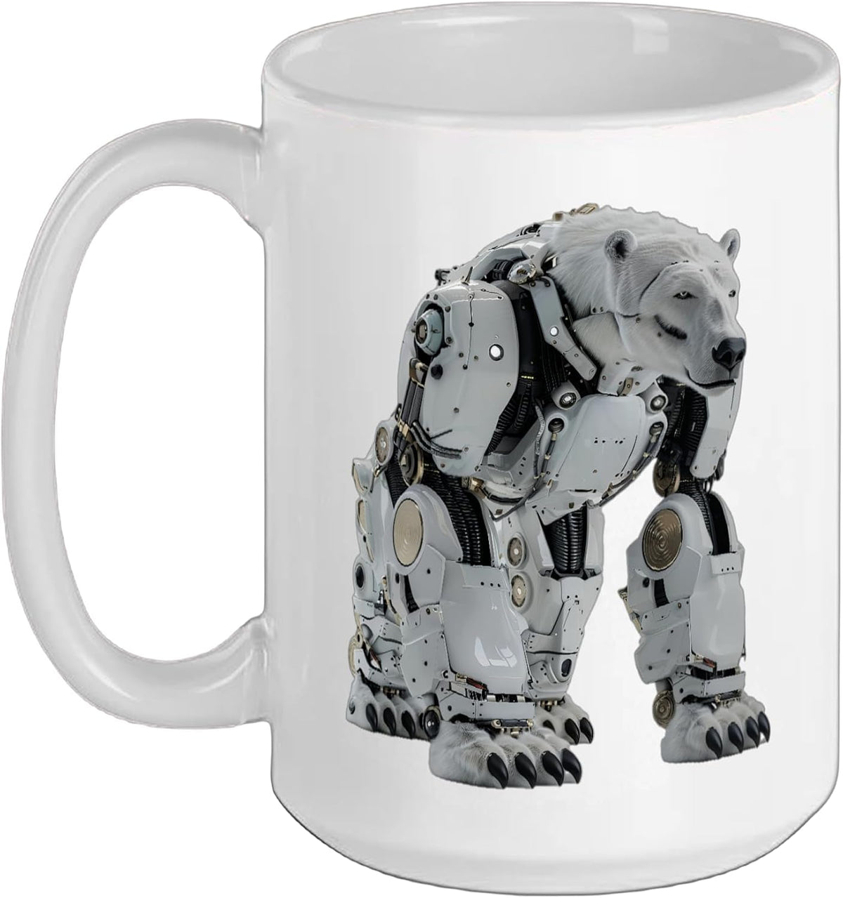 Polar Bear Robot Ceramic Mug