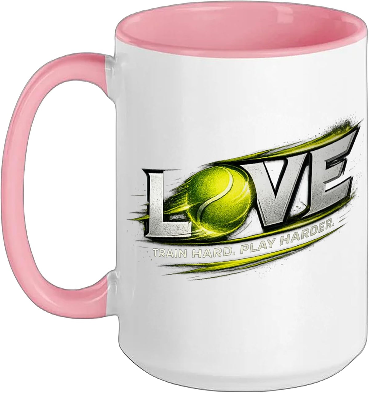 Tennis Player Love Design For Women And Men Ceramic Mug