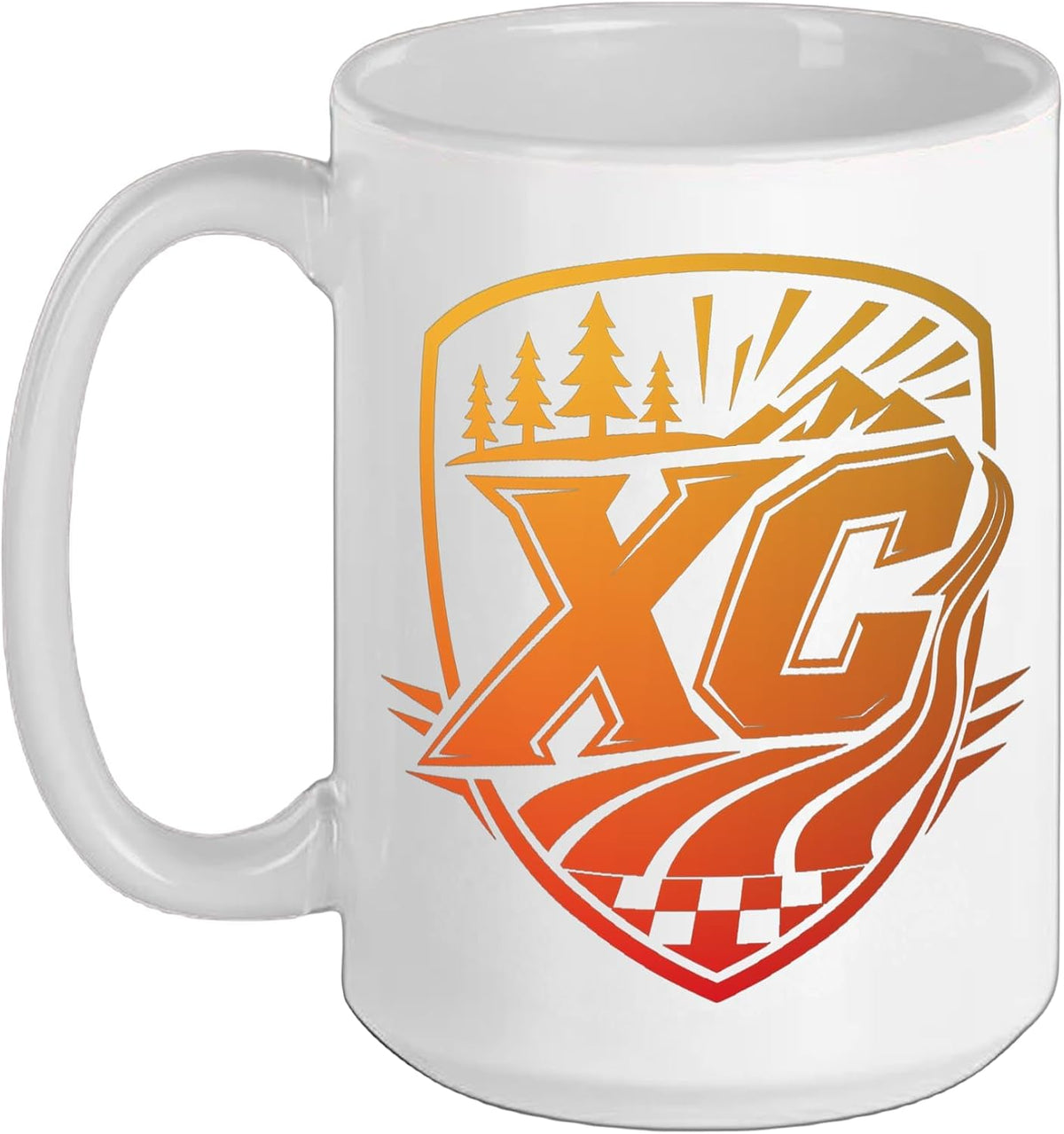 Xc - Cross Country Running Design For Runners Ceramic Mug