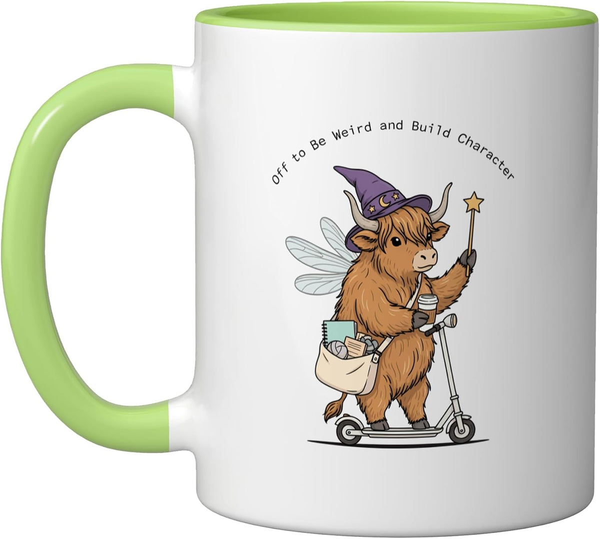Off To Be Weird And Build Character Ceramic Mug
