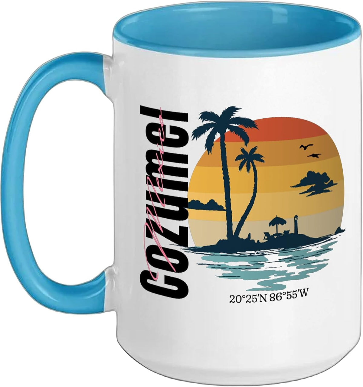 Cozumel Mexico Souvenir/Cozumel Ceramic Mug
