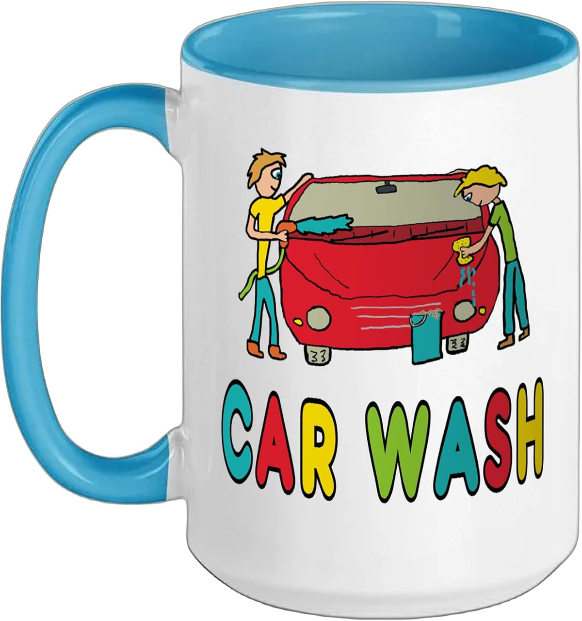 Car Wash Ceramic Mug