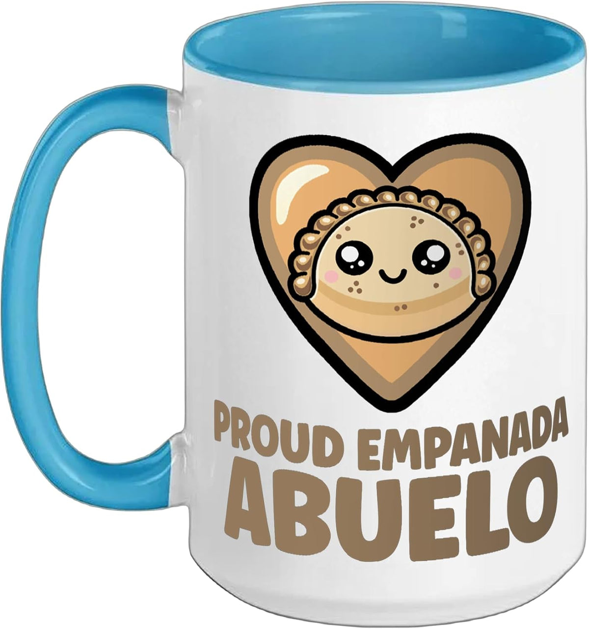 Proud Empanada Abuelo Cute Empanada Heart Christmas Ceramic Mug