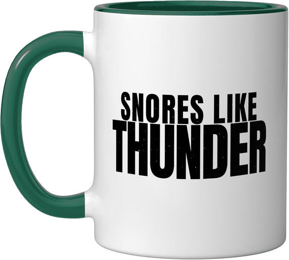 Boxer Dog - Snores Like Thunder - Boxer Mom Christmas Ceramic Mug