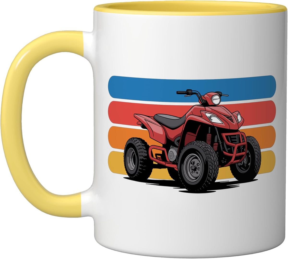 Best Atv Art For Men Women Kids Atv Rider Quad Dirt Racer Ceramic Mug