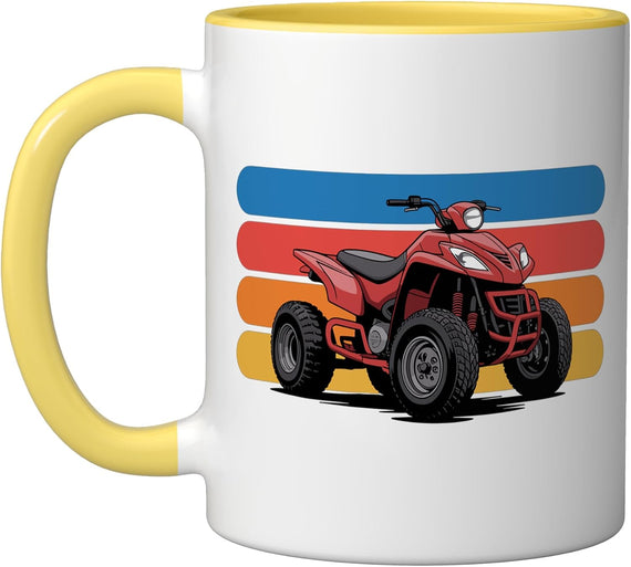 Best Atv Art For Men Women Kids Atv Rider Quad Dirt Racer Ceramic Mug