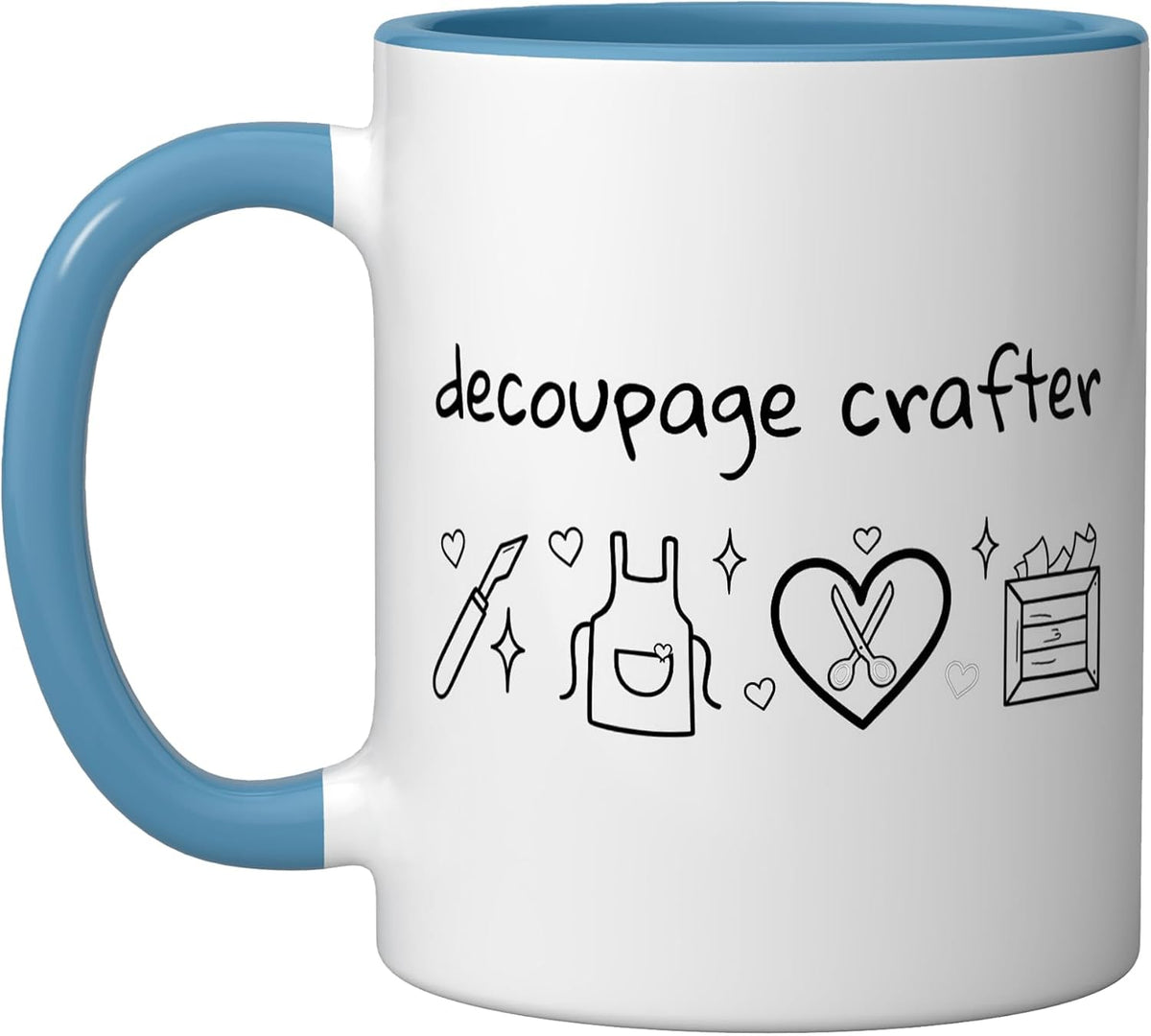 Decoupage Craft Collage Art Decoupeuse Napkin Ceramic Mug