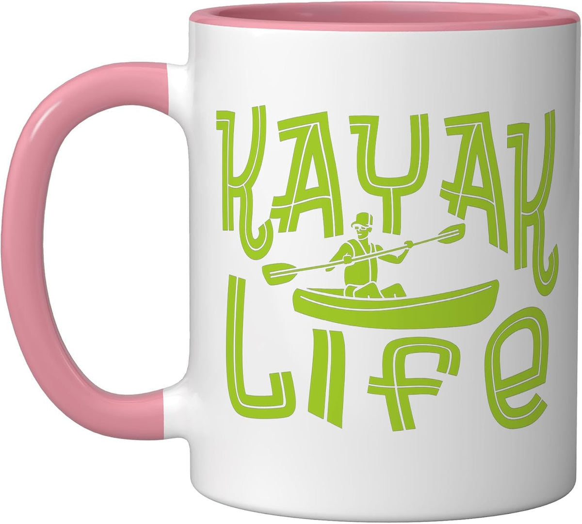 Kayaker Rafting-Boat-Paddle Kayak Is Life Kayak Kayaking Ceramic Mug