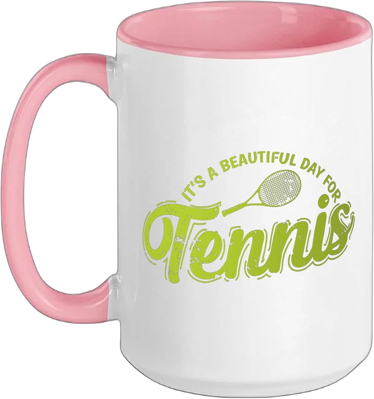 It's A Beautiful Day For Tennis Ballsport Ceramic Mug