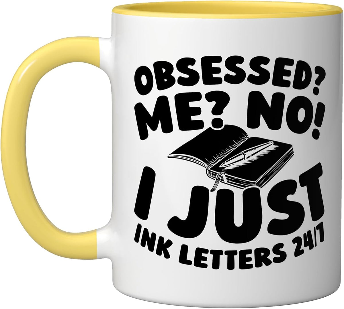 Handwriting Art - Penmanship Calligraphy Ceramic Mug