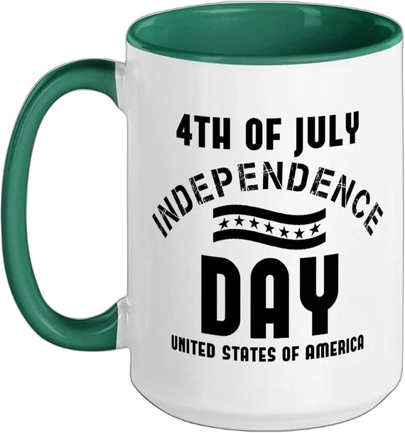 4th Of July Independence Day Celebration Usa Patriotic Ceramic Mug