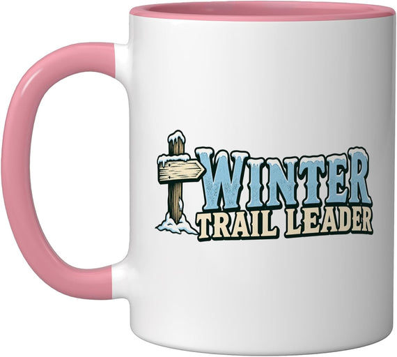 Winter Trail Leader Cold Weather Hiking Running Group Ceramic Mug