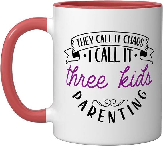 Chaos Coordinator Mother - Three Kids Ceramic Mug