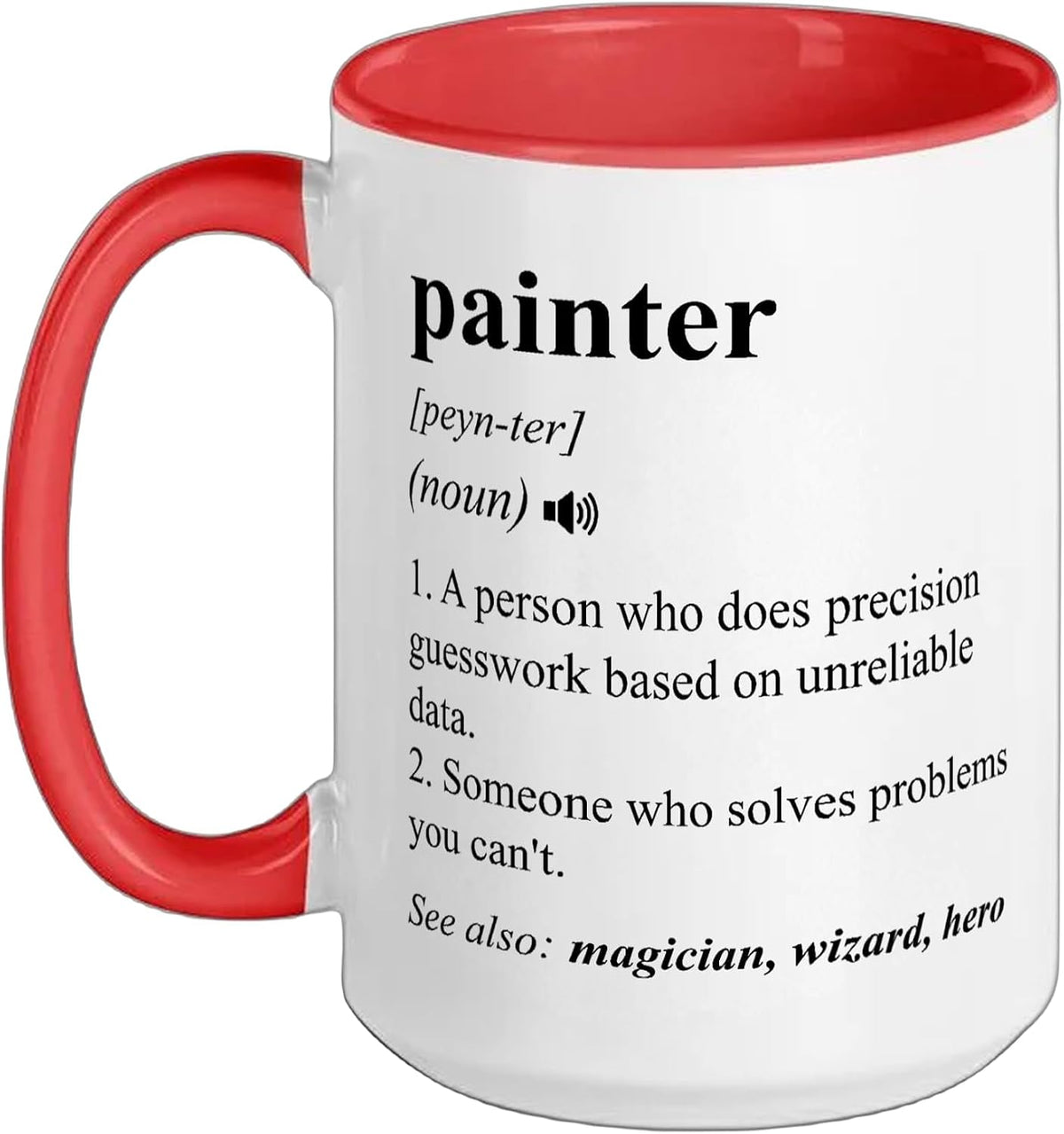 Painter Funny Dictionary Definition Ceramic Mug