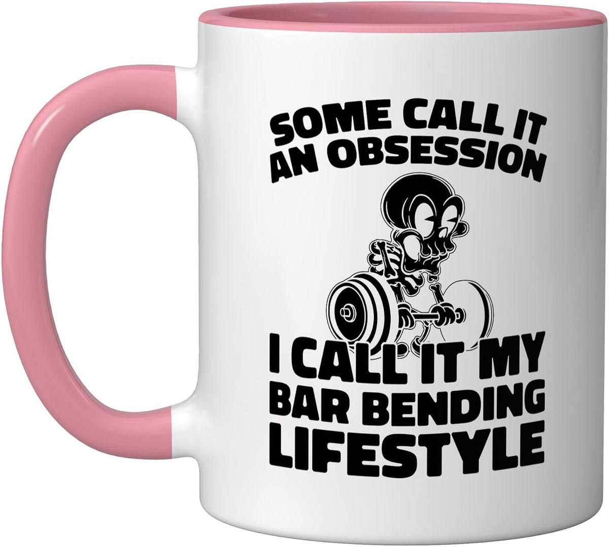 Weightlifting Bar Weights - Lifting Weightlifter Ceramic Mug