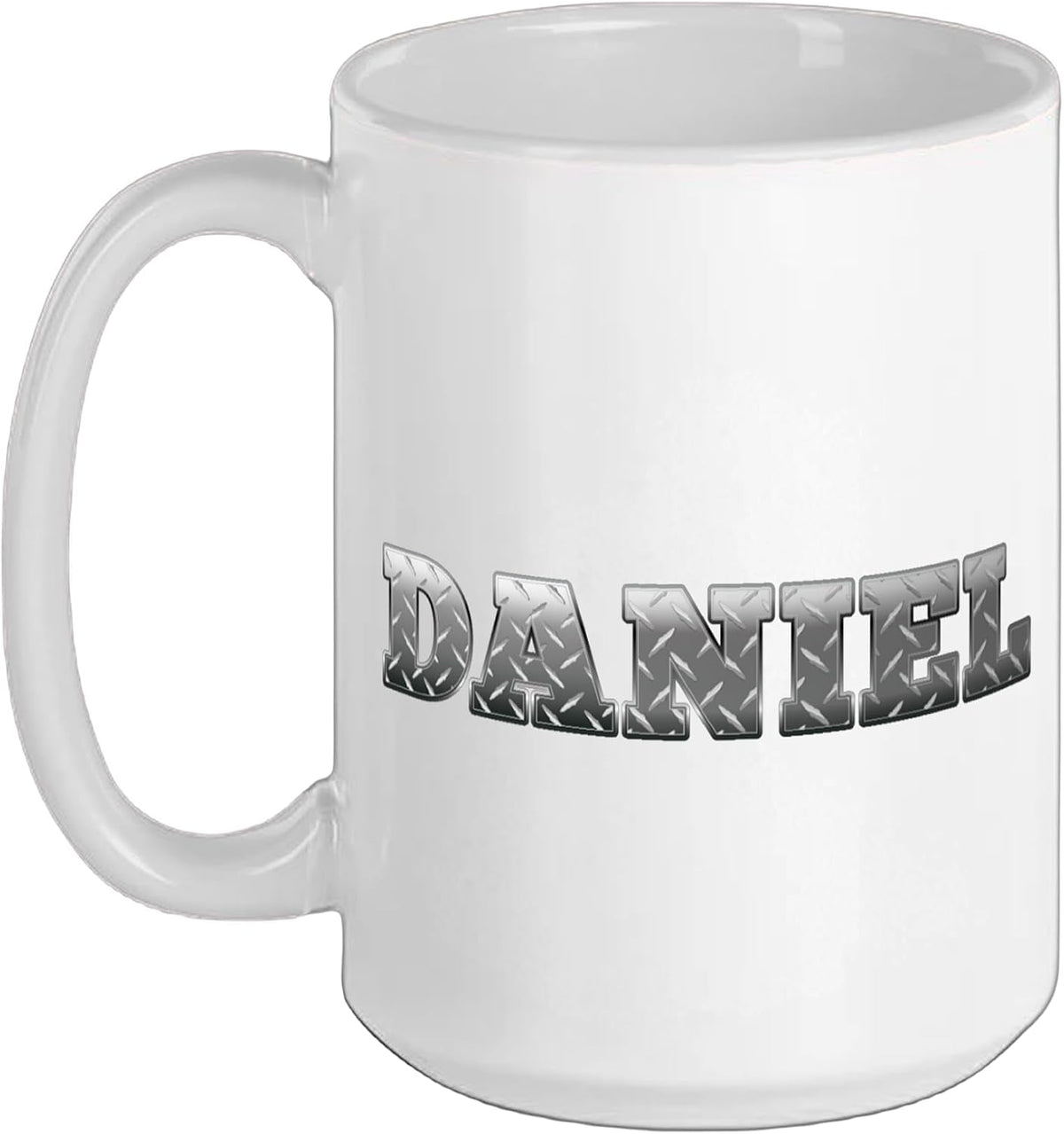 Daniel Diamond Plate Name Personalized Gift Ceramic Mug