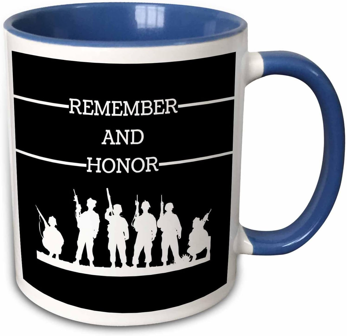 Memorial Day Typography. Remember And Honor Ceramic Mug
