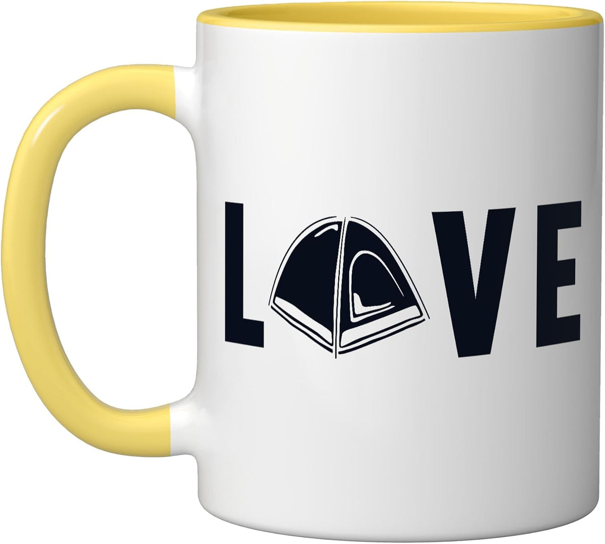 Love Backpacking Campgrounds Glamping Camper Camping Ceramic Mug