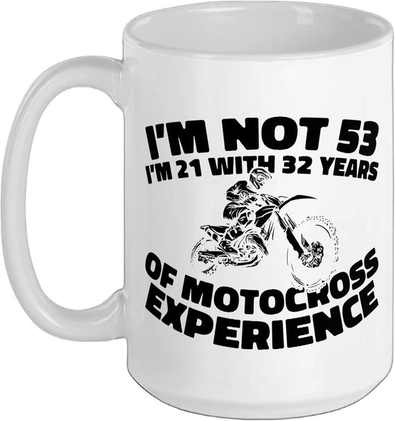 53 Years Old Supermoto Dirt Bike Mx Motocross 53th Ceramic Mug