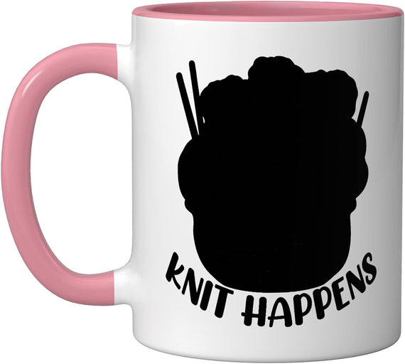 Knitting Knit Crochet Crafting Knitter Yarn Collector Ceramic Mug