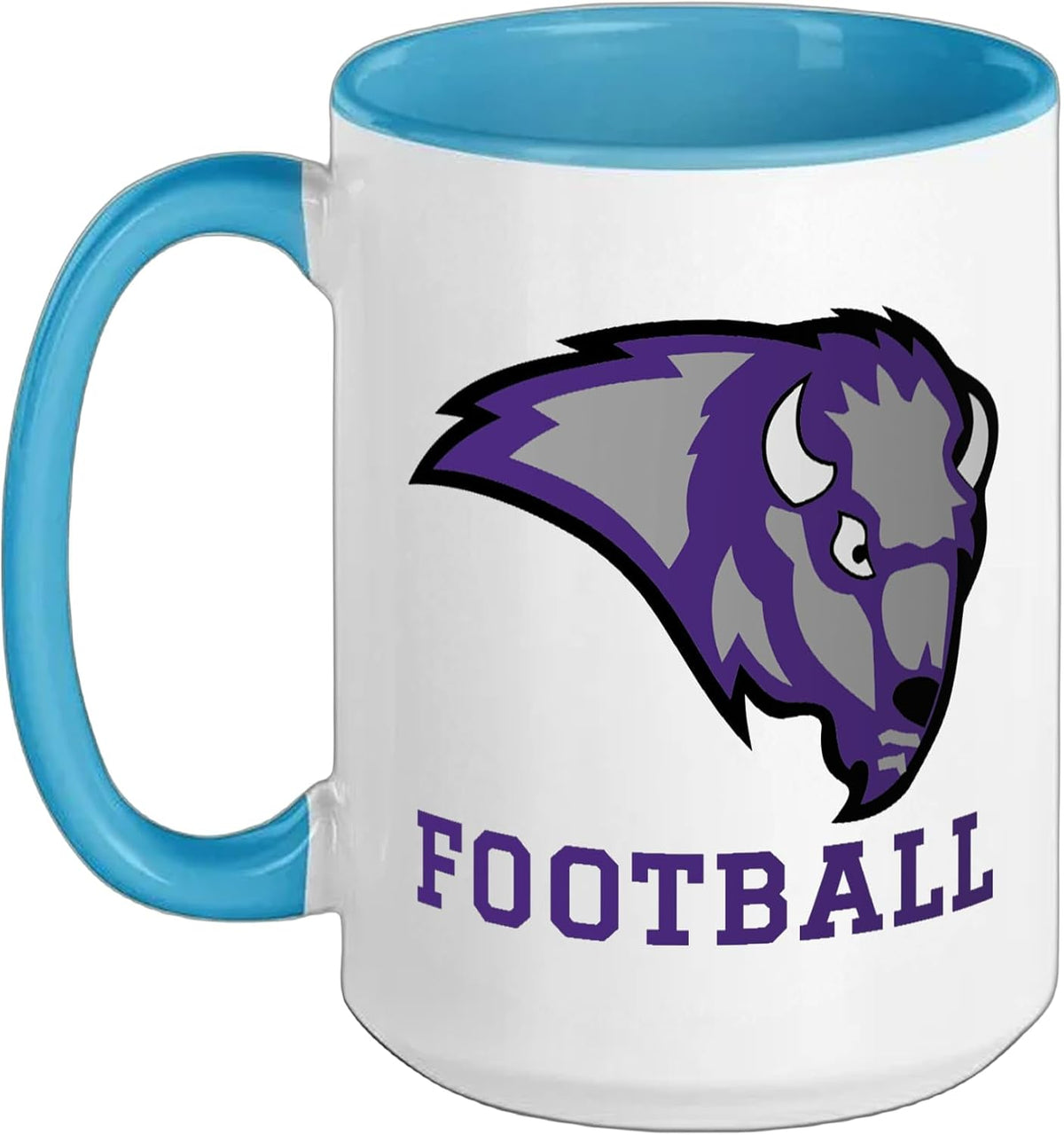 Buffalo Bison Football Ceramic Mug