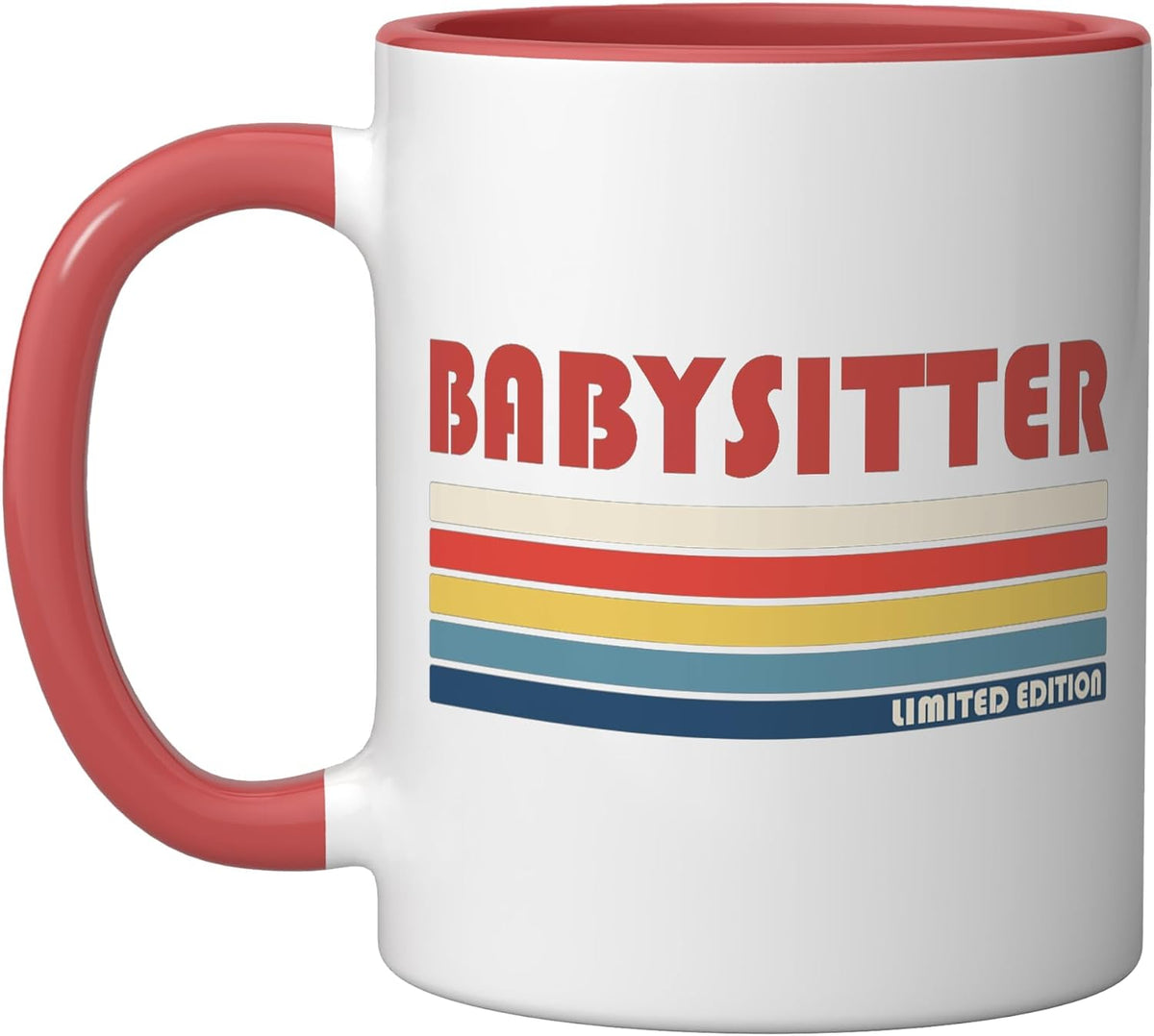 Babysitter Limited Edition Retro Stripes Ceramic Mug