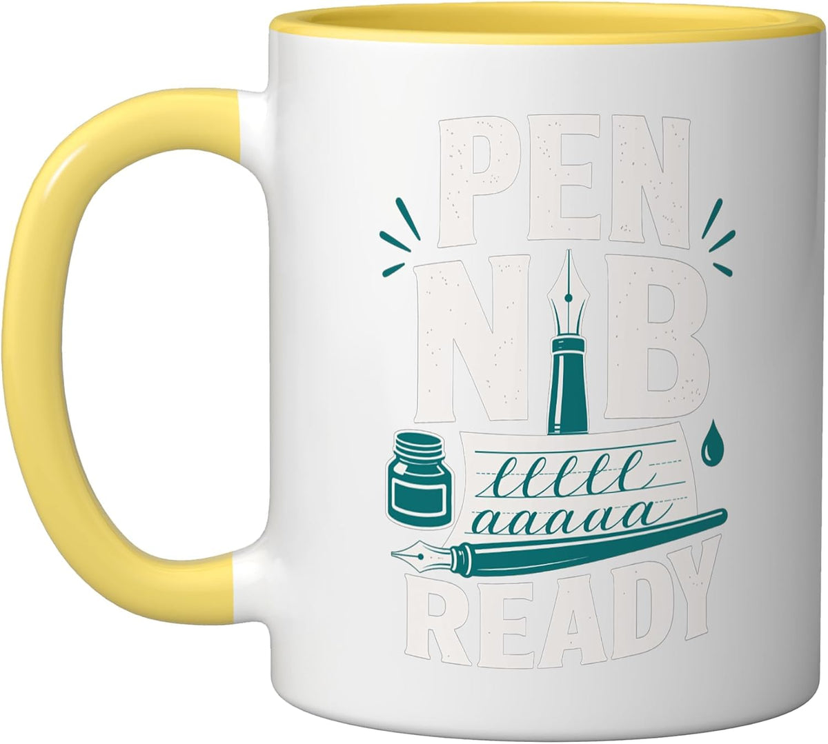 Pen Nib Ready Calligraphy Writer Ceramic Mug