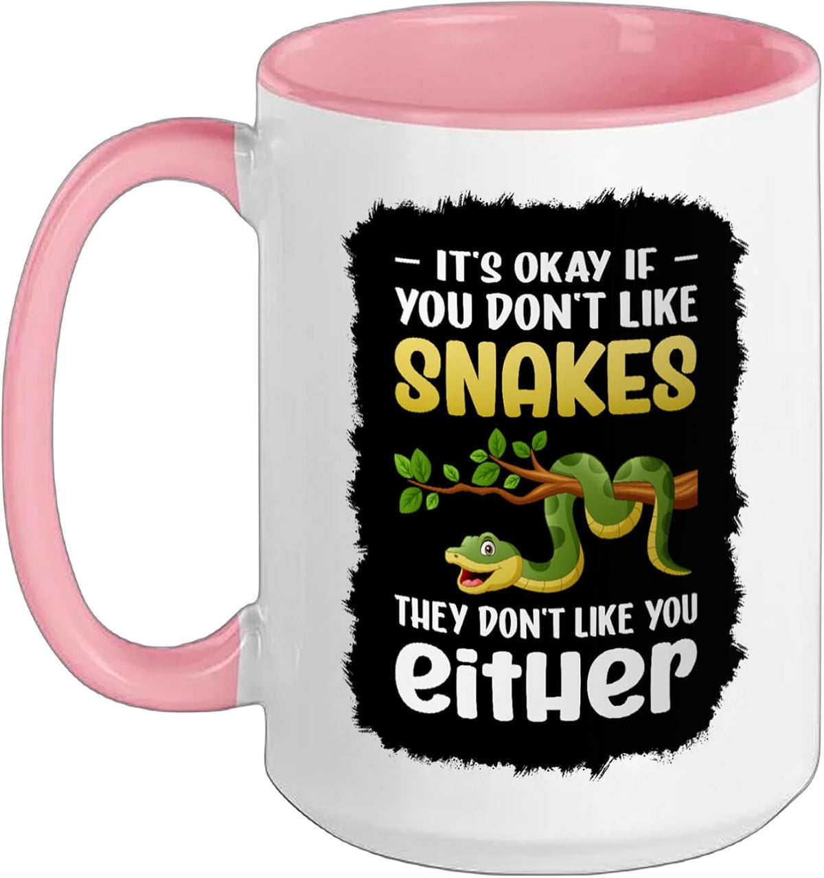 Snakes Animals Cute Snake Serpent Reptile Ceramic Mug