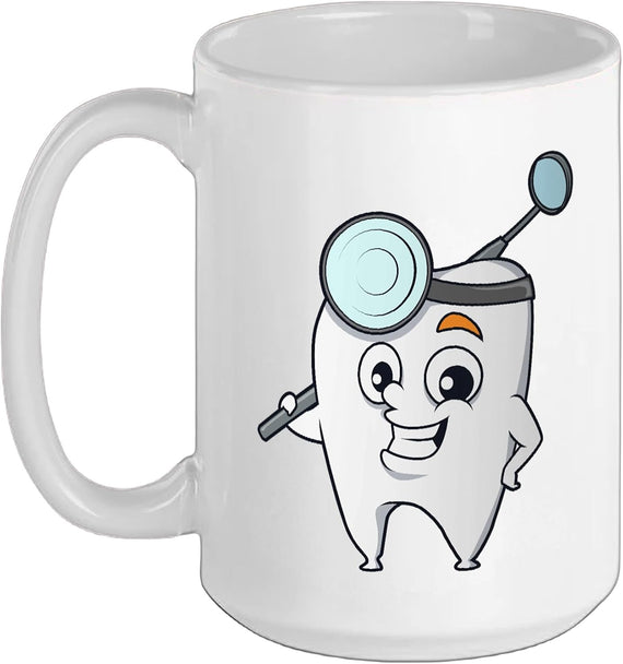 Cartoon Dentist Tooth Ceramic Mug