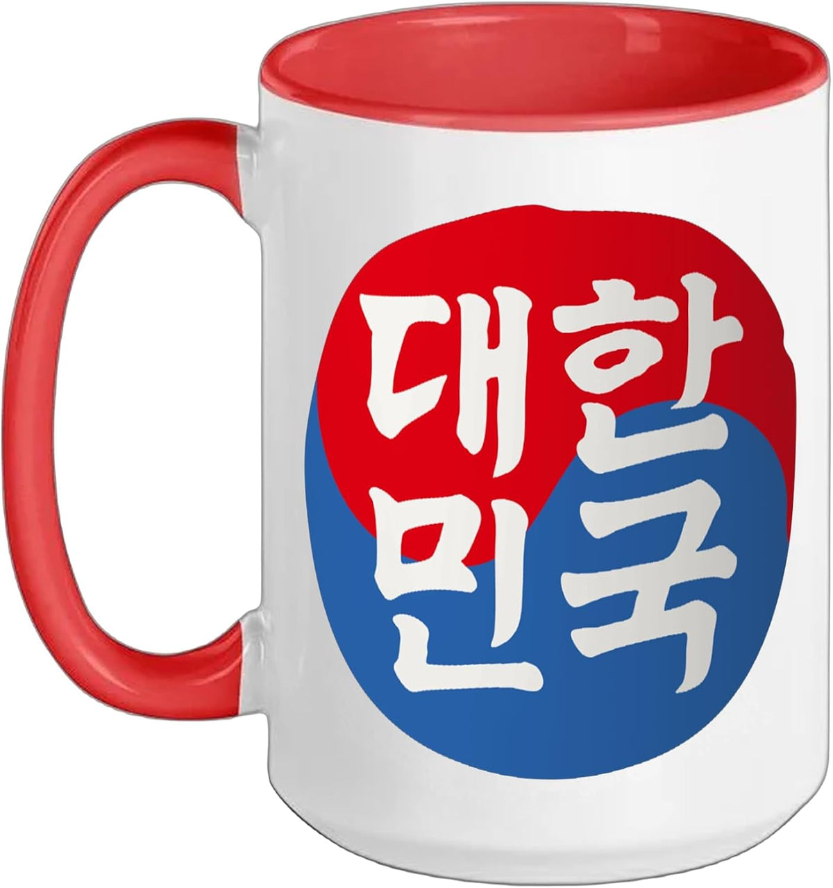 Republic Of Korea Hangul Korean Word Taeguk Ceramic Mug