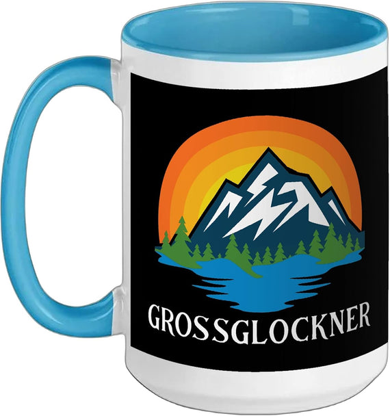Mountain Climbing & Hiking Summit Gift Grossglockner Ceramic Mug