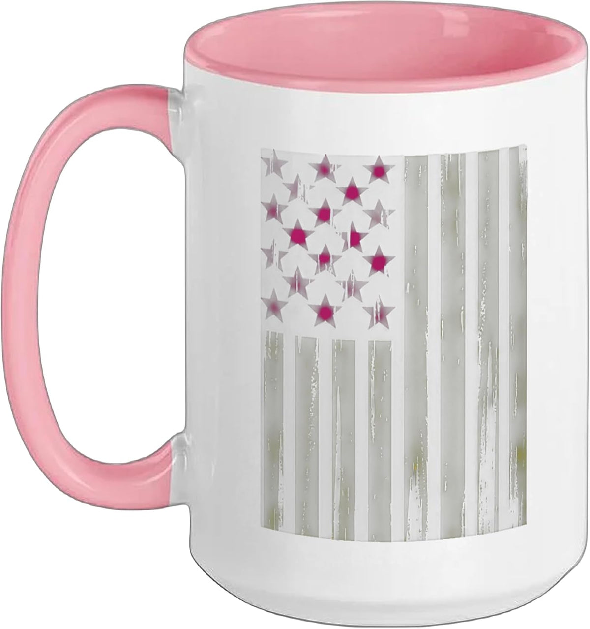 Distressed Flag - Patriotic Stars & Stripes For Proud Ceramic Mug