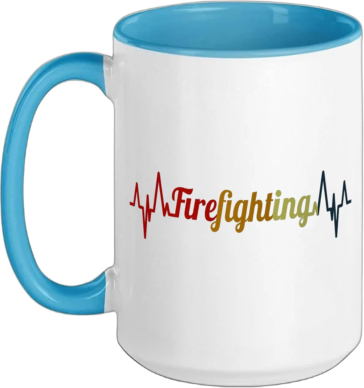 Firefighting Heartline Fireman Fire Brigade Ceramic Mug