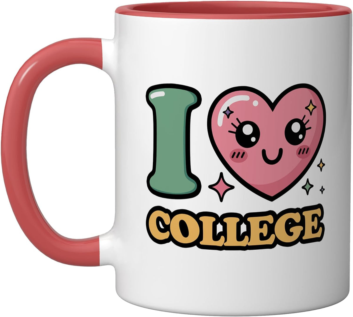 I Love College Ceramic Mug