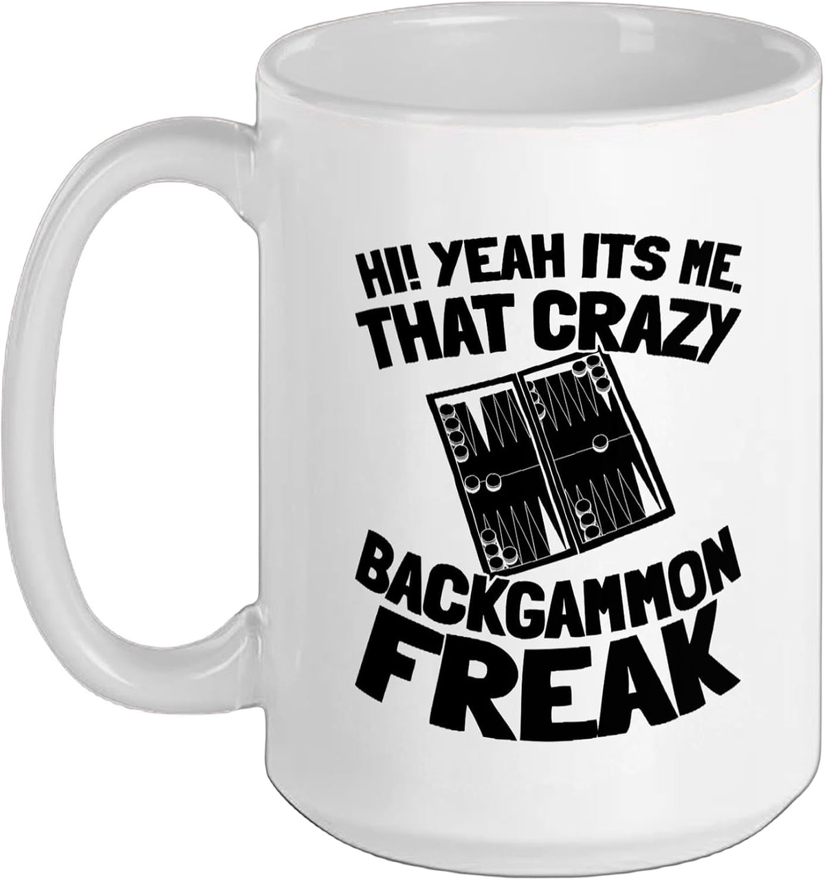 Dice Board Game - Strategy Backgammon Ceramic Mug
