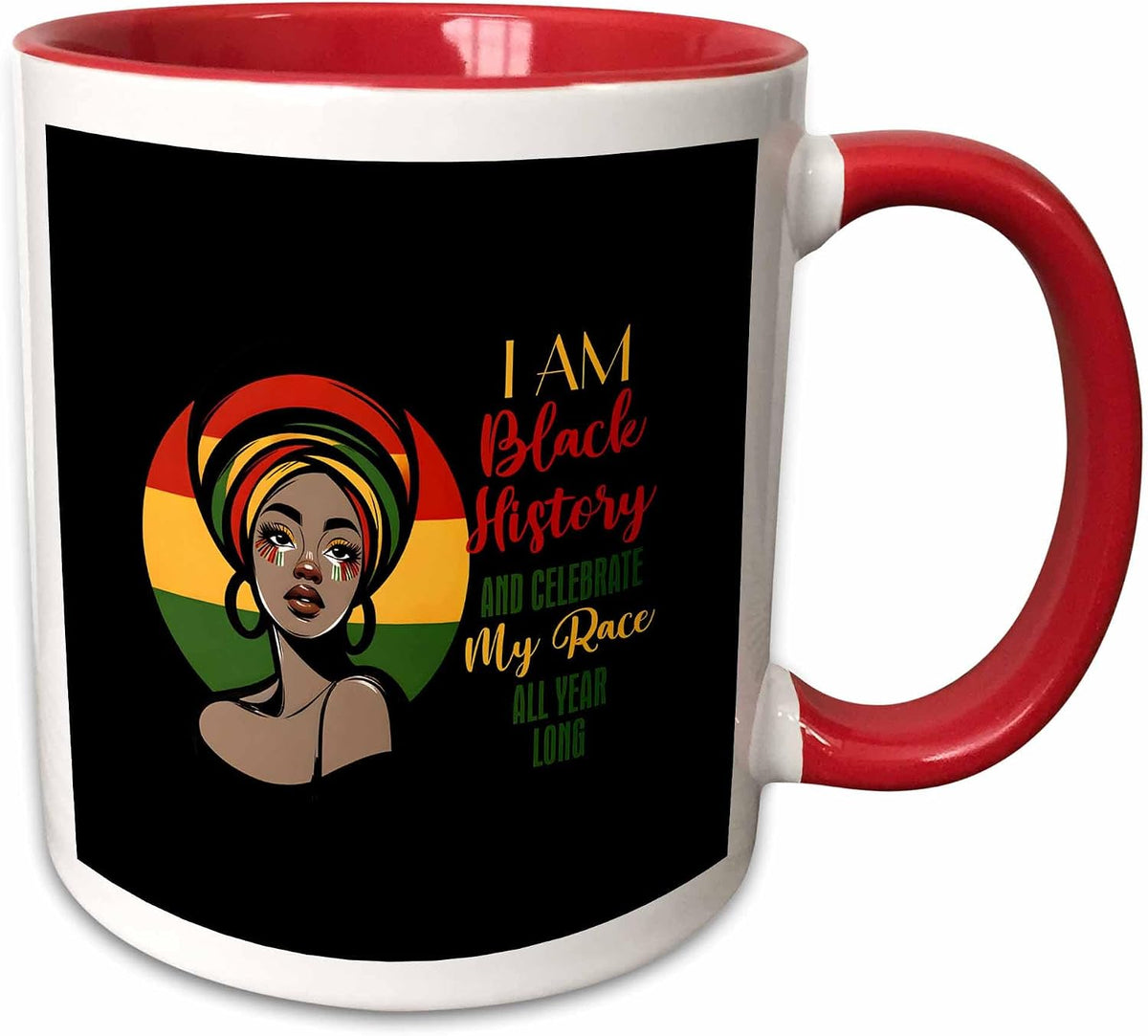 I Am Black History & Celebrate Ceramic Mug