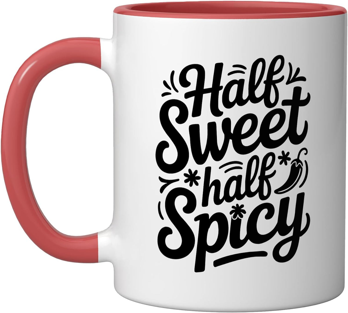Abuela Half Sweet Spicy English Bilingual Latina Grandma Ceramic Mug