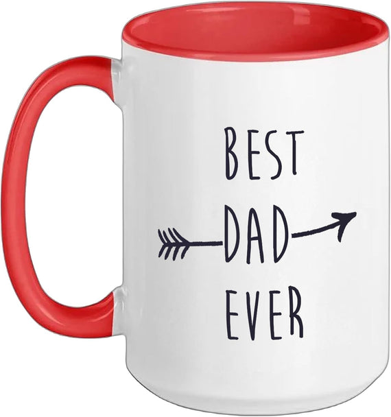 Best Dad Ever Funny Fathers Day Design For Men Papa Father Ceramic Mug